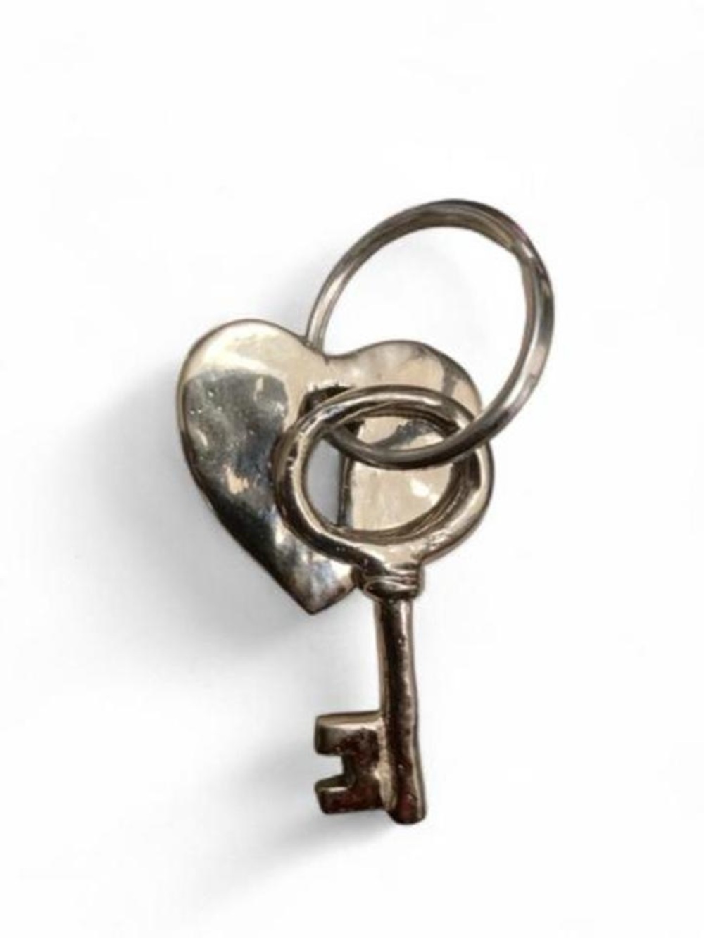 Michael Aram Key to My Heart Keychain & Dust Bag - Picture 3 of 5